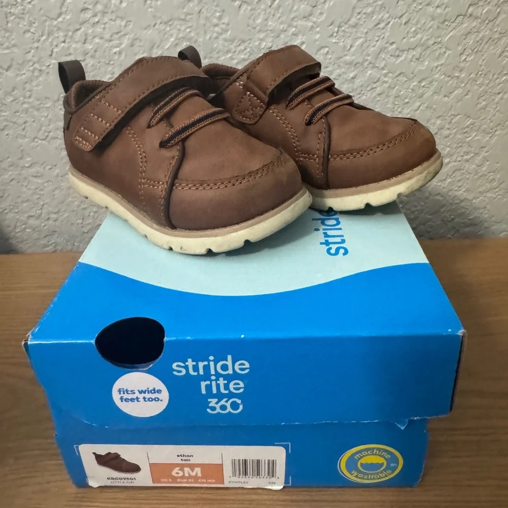 Stride Rite Ethan Shoe in Tan